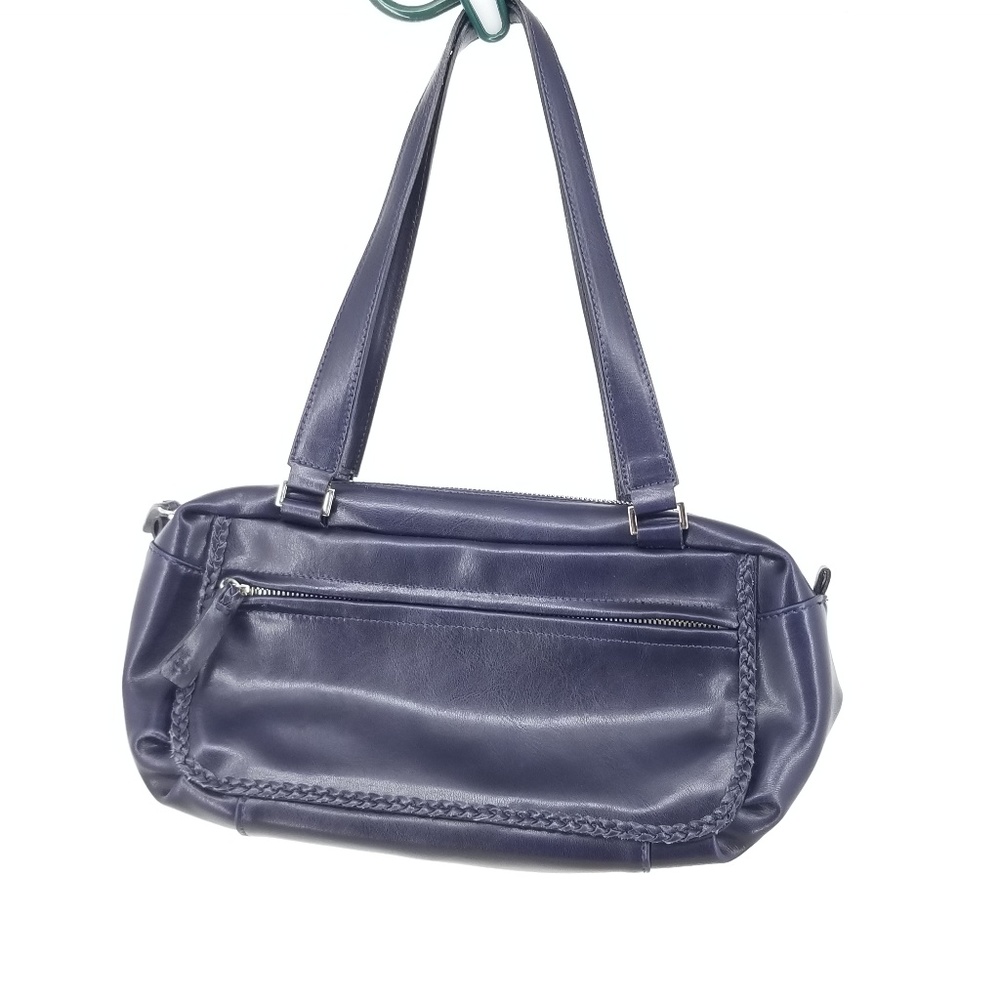 Francesco Biasia Navy Satchel Handbag